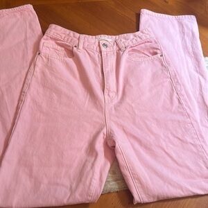BARELY WORN pac sun light pink high rise jeans